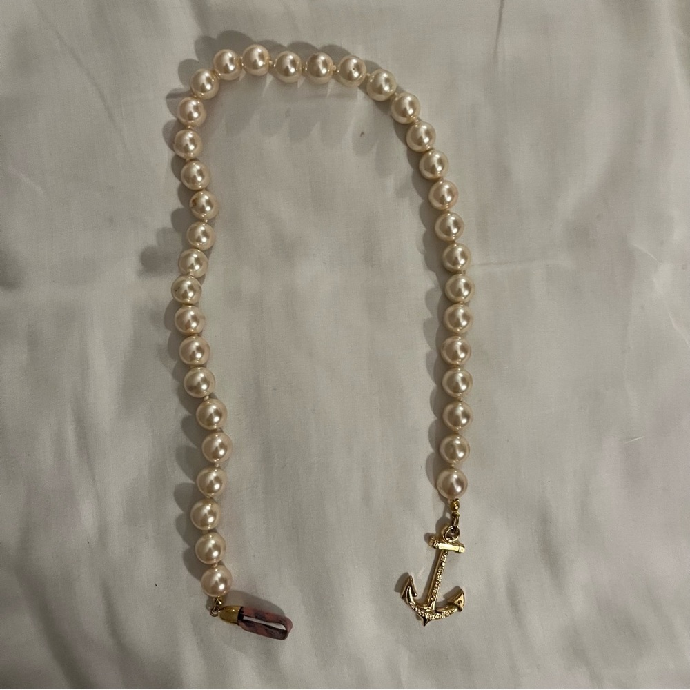 ⚓️KJP⚓️ Pearl Anchor Necklace